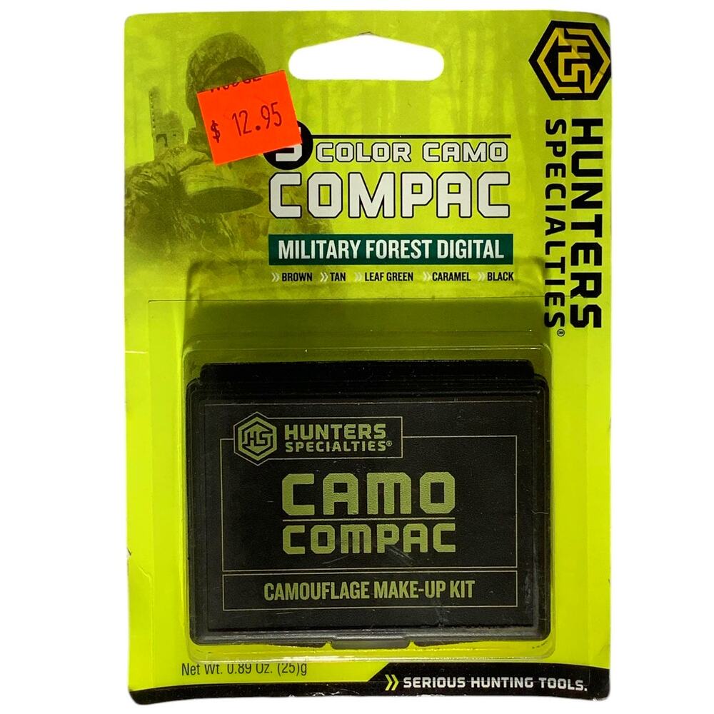 Hunters Specialties Camo-Compac 3/4/5 Color Makeup Kit Pocket Size, Long-Lasting
